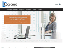Tablet Screenshot of logicnet.ro