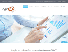 Tablet Screenshot of logicnet.com.br